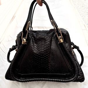 Chloe Paraty Python Bag